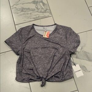 Free People Movement Beth Richard Knot Swim Rashguard